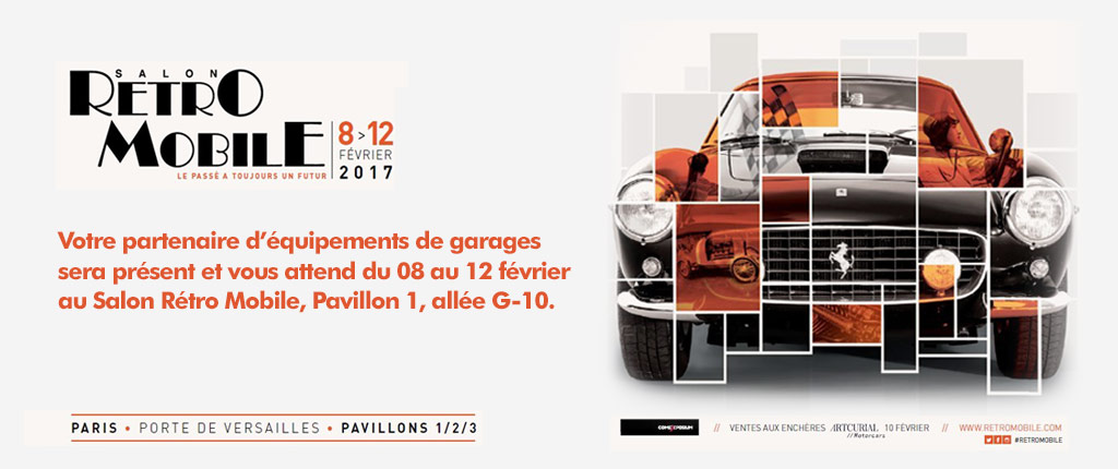 SEG - Equipements de garages au salon Rétro Mobile 2016